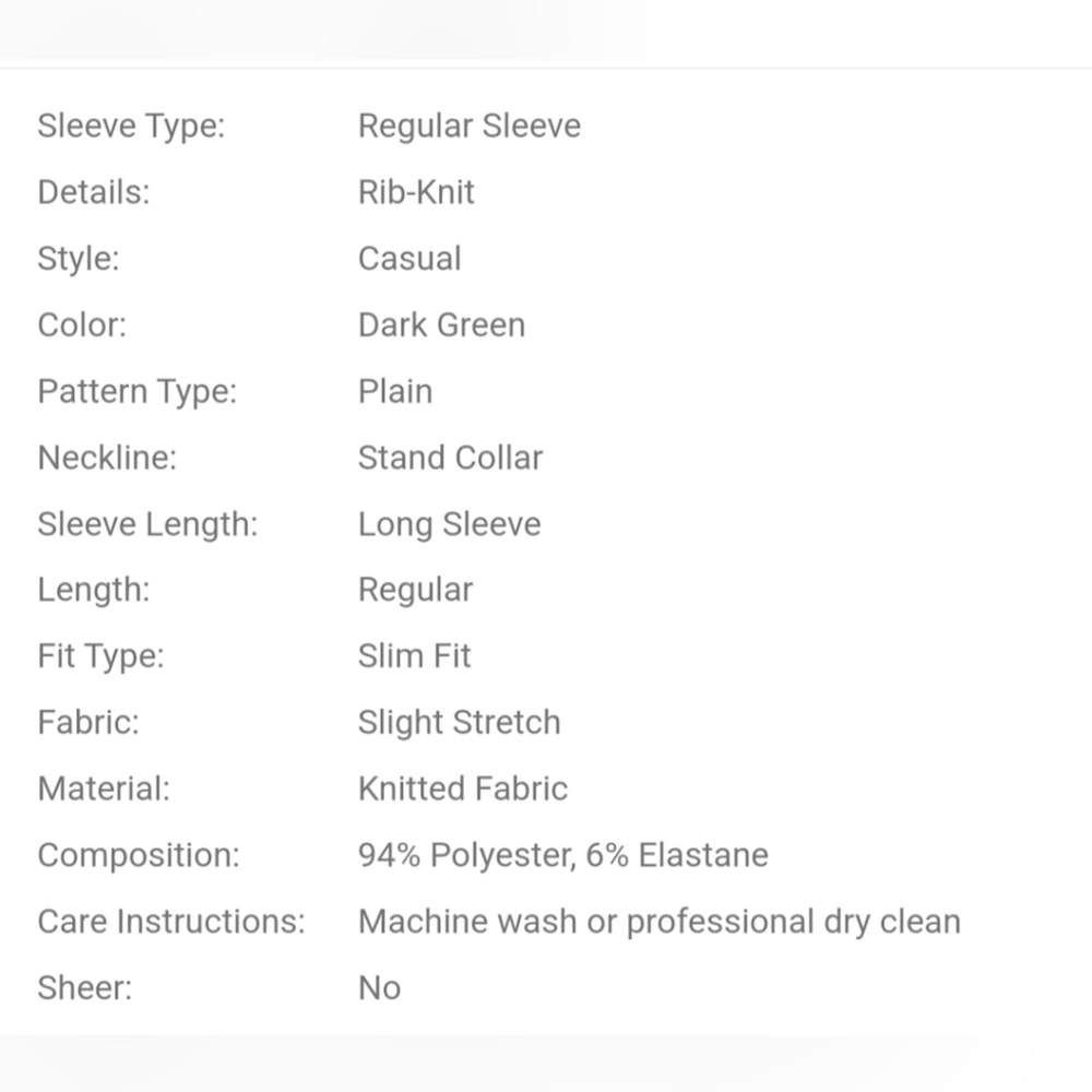 Ribbed Knit Top Pullover Large Slim Fit Shirt L Top Avocado Green Ribbed - Picture 5 of 8